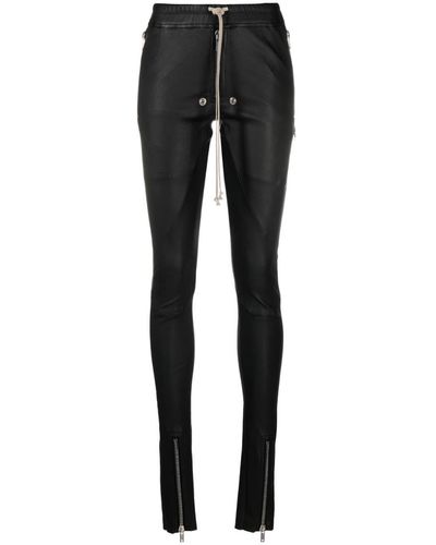 Rick Owens Leggings aus Leder - Schwarz