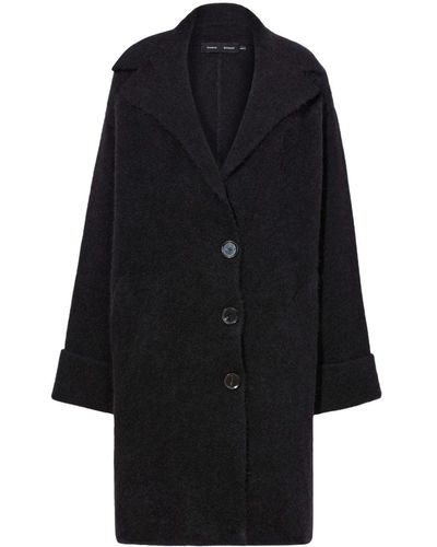 Proenza Schouler Brushed Single-breasted Coat - Blue