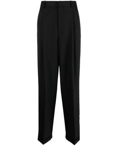 Polo Ralph Lauren Pantalon droit à plis marqués - Noir