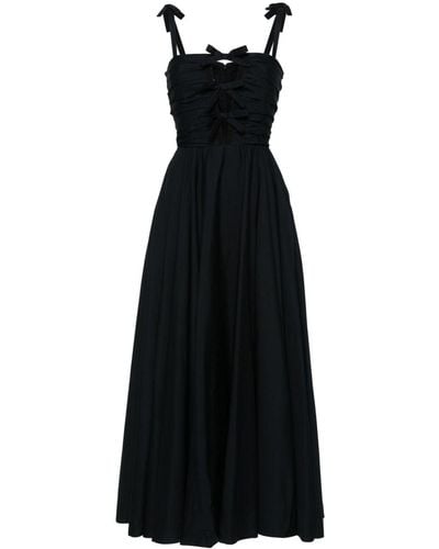 Giambattista Valli Bow-embellished Maxi Dress - Black