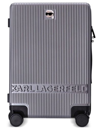 Karl Lagerfeld Valigia K/Ikonic 2.0 - Blu