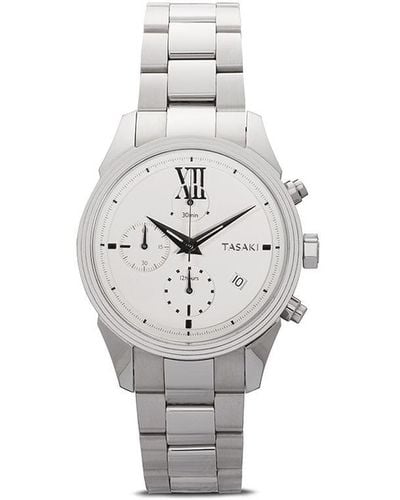 Tasaki Reloj Odessa Chronograph de 40mm - Blanco