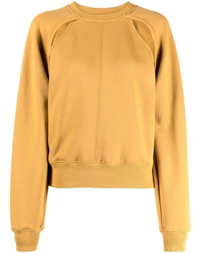 3.1 Phillip Lim Felpa French Terry con dettaglio cut-out - Giallo