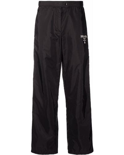Prada Pantalon de jogging Re-Nylon à rayures latérales - Multicolore