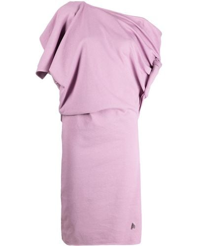 The Attico Off-shoulder Dress - Pink