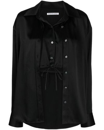 Alexander Wang Layered Shirt Clothing - Black