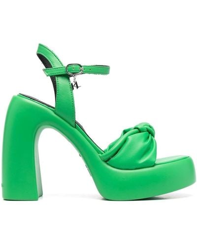 Karl Lagerfeld Knot-detail Sandals - Green