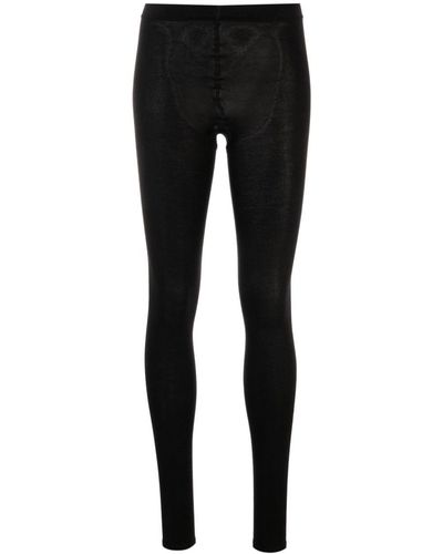 Wolford Cashmere Blend High-waisted Tights - Black