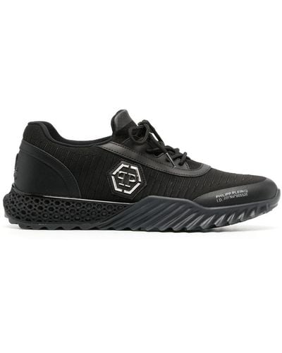 Philipp Plein Runner Hexagon Low-top Sneakers - Black