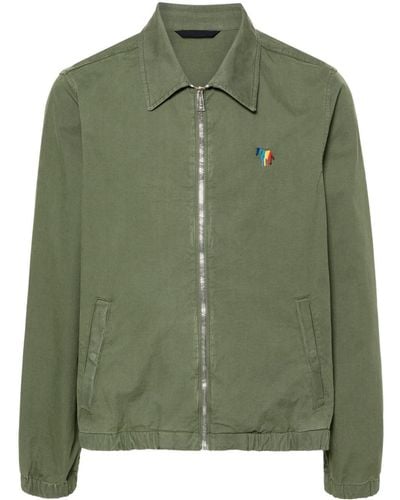 PS by Paul Smith Logo-embroidered Jacket - Green