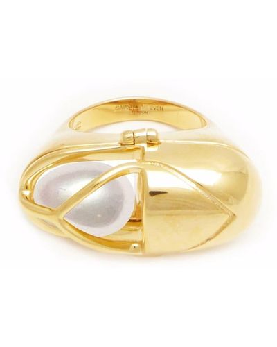 CAPSULE ELEVEN Capsule Pearl Ring - Metallic