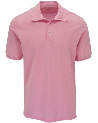 Fedeli Cotton Polo Shirt - Pink