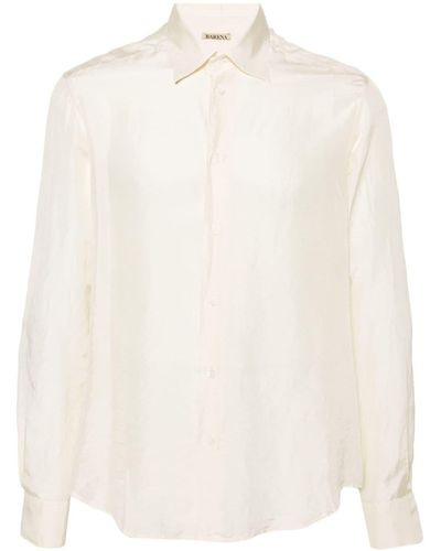 Barena Maridola Tendor Silk Shirt - White
