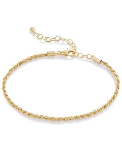 Monica Vinader Rope-chain Bracelet - Metallic
