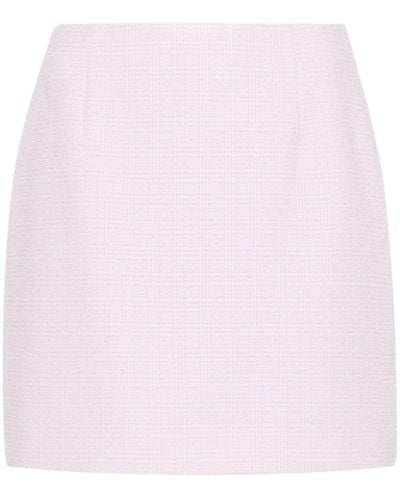 Claudie Pierlot A-line Jacquard Miniskirt - Pink