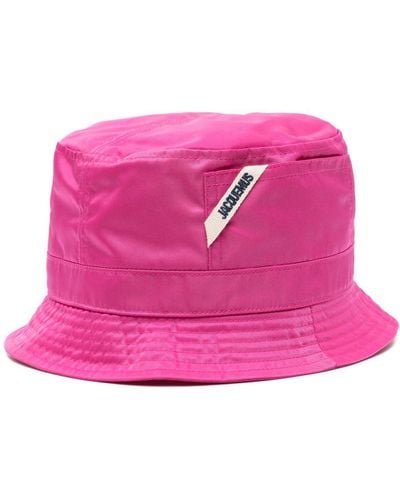 Jacquemus Le Bob Ovalie Bucket Hat - Pink
