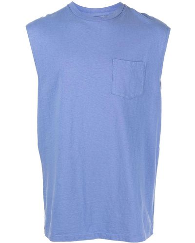 John Elliott T-shirt Rodeo smanicata - Blu