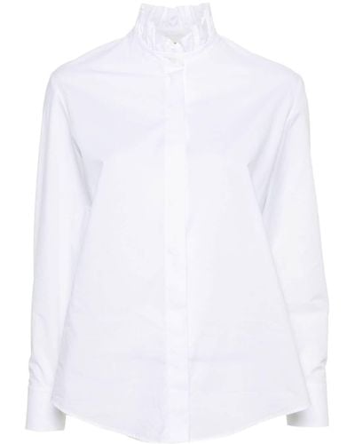 Claudie Pierlot Ruffled-collar Shirt - White