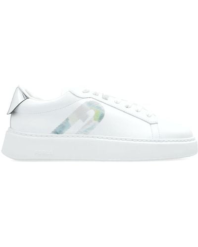 Furla Sneakers aus Leder - Weiß