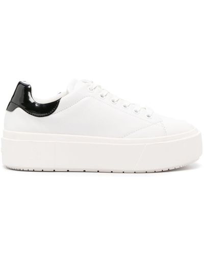 Calvin Klein Low-top Leather Trainers - White