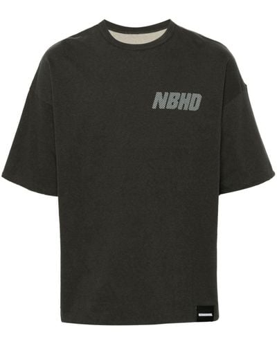 Neighborhood Camiseta reversible - Negro