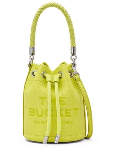 Marc Jacobs The Mini Bucke Leren Bucket-tas - Geel