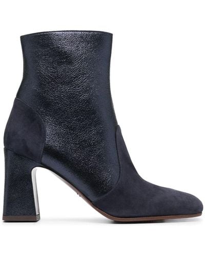Chie Mihara Okini 90mm Leather Boots - Blue