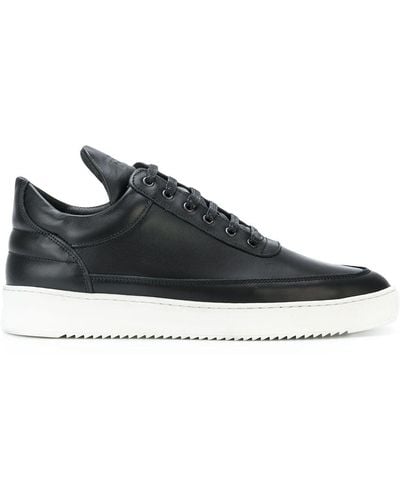 Filling Pieces Ripple Low Top Sneakers - Black