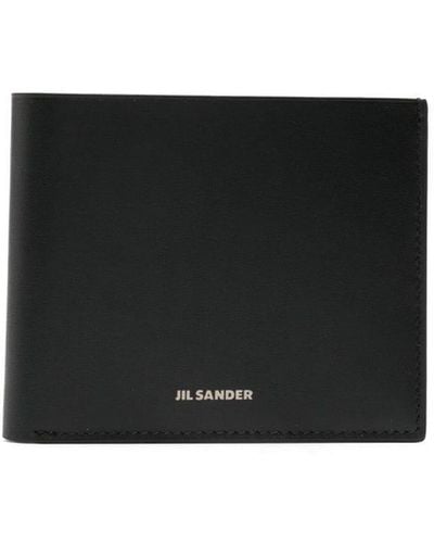 Jil Sander 二つ折り財布 - ブラック