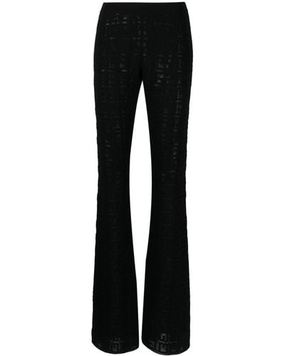 Givenchy Turtleneck Long-sleeve Blouse - Black