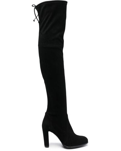 Stuart Weitzman Thigh-high Suede Boots - Black