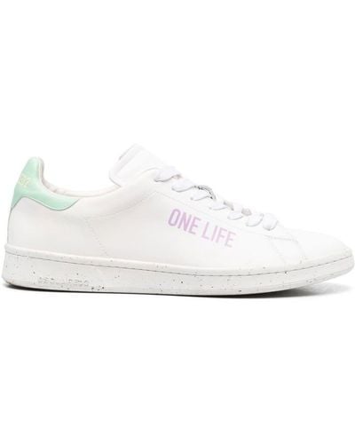 DSquared² Sneakers mit "One Life"-Print - Weiß