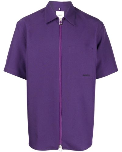 OAMC Ian Zip-up Shirt - Purple