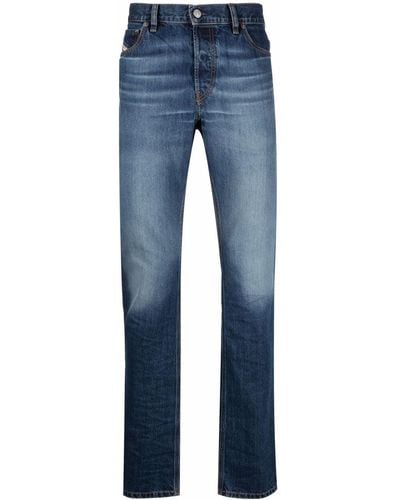 DIESEL Jeans slim con effetto schiarito - Blu