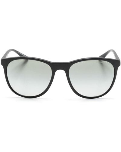 Emporio Armani Round-frame Sunglasses - Black