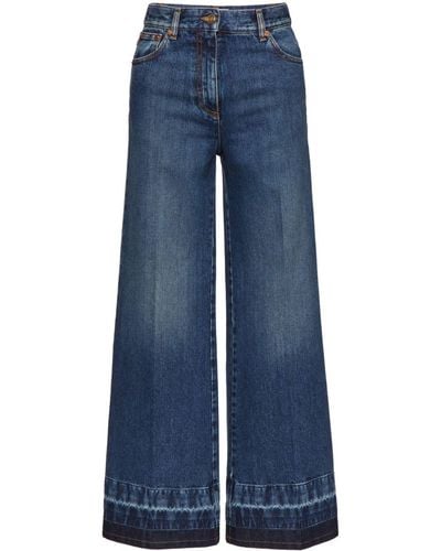 Valentino Garavani High Waist Jeans - Blauw