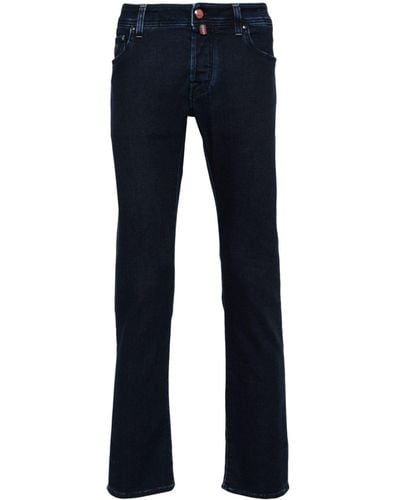Jacob Cohen Nick Low Waist Skinny Jeans - Blauw