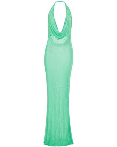 retroféte Meiran Embellished Dress - Green