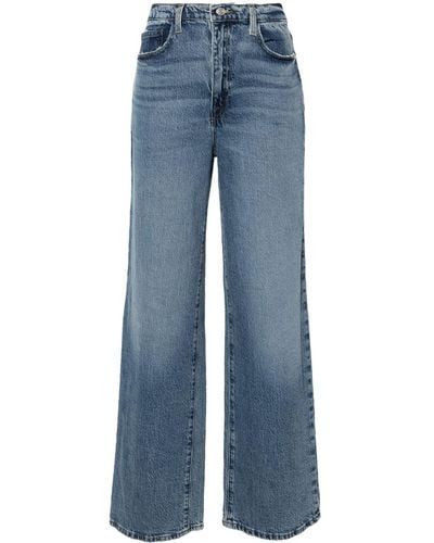 FRAME Weite Le Jane Jeans mit hohem Bund - Blau