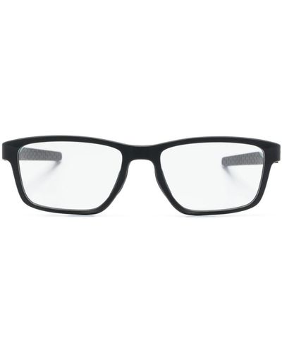 Oakley Eckige 'Metalink' Brille - Schwarz