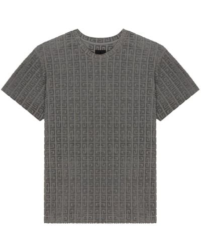 Givenchy 4g Jacquard Cotton T-shirt - Grey