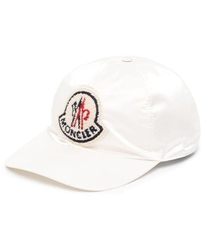 Moncler Logo-patch Panelled Baseball Cap - White