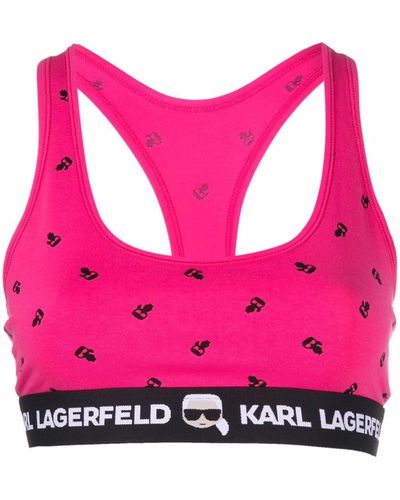Karl Lagerfeld Ikonik ブラレット - ピンク