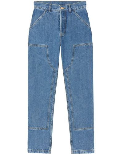 AZ FACTORY Mid-rise Straight-leg Jeans - Blue