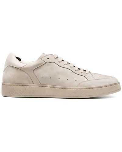 Officine Creative The Answer 005 Distressed Sneakers - White