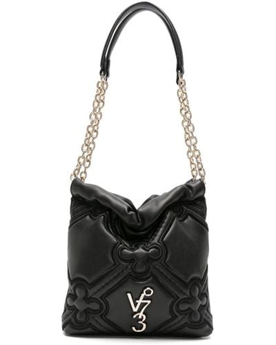 V73 Nyala Quilted Shoulder Bag - Black