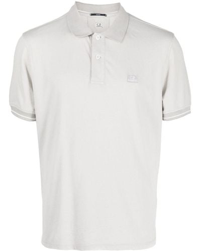 C.P. Company Short-sleeved Polo Shirt - White