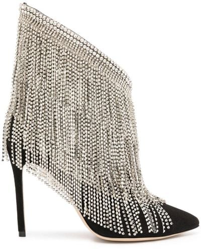 Sophia Webster Xena Crystal-embellished Boots - Black