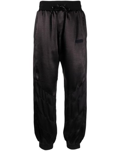 DSquared² Trainingsbroek Met Satijnen Afwerking - Zwart