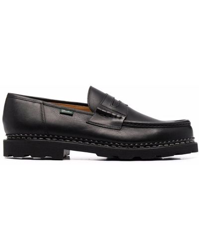 Paraboot Reims Leather Loafers - Black
